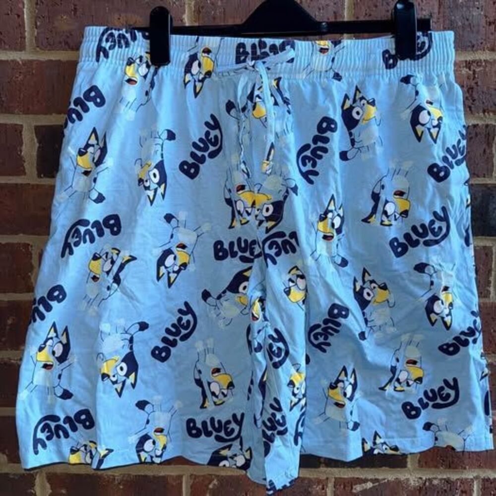 Bluey men’s pajama shorts New Size 2X